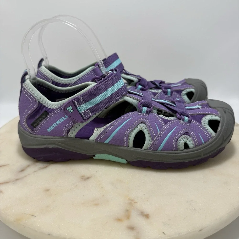 Merrell Hydro H2O Hiker Purple Waterproof Kids Sandals Shoes Size 5M